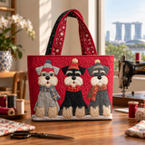 Handcrafted Bag | Three Puppies