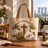 Handcrafted Bag | Floral Cross