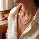 Splice Copper Necklace – handmade from pure copper