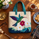 Handcrafted Bag | Hummingbird and Flowers
