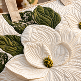 Handcrafted Bag | White Flowers
