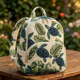 Padded Backpack - Tropical Sea Turtles – front view