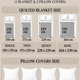 Botanical Dream | 3-Piece Handcrafted Bedding Set
