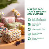Cactus Carnival Quilted Makeup Bag