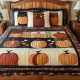 Pumpkin 3-Piece | Handcrafted Bedding Set