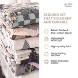 Amour Patchwork | 3-Piece Handcrafted Bedding Set