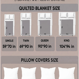 Mountain Blooms | 3-Piece Handcrafted Bedding Set