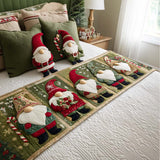 Freya - Quilted Bed Runner - Gnome Gathering