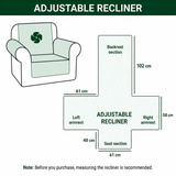 Jennie - Quilted Sofa Cover Pine Winter