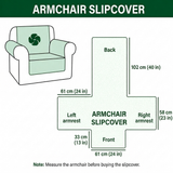 Evalyn - Quilted Sofa Cover Pattern Sea