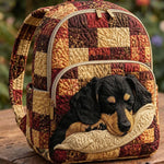 Padded Backpack - Old Badger in Patches – front view