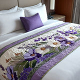 Ivy - Quilted Bed Runner - Soft Spring Embrace