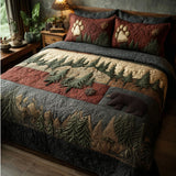 Woodland Echo | 3-Piece Quilted Bedding Set