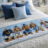 Rosie - Quilted Bed Runner - Little Dachshund