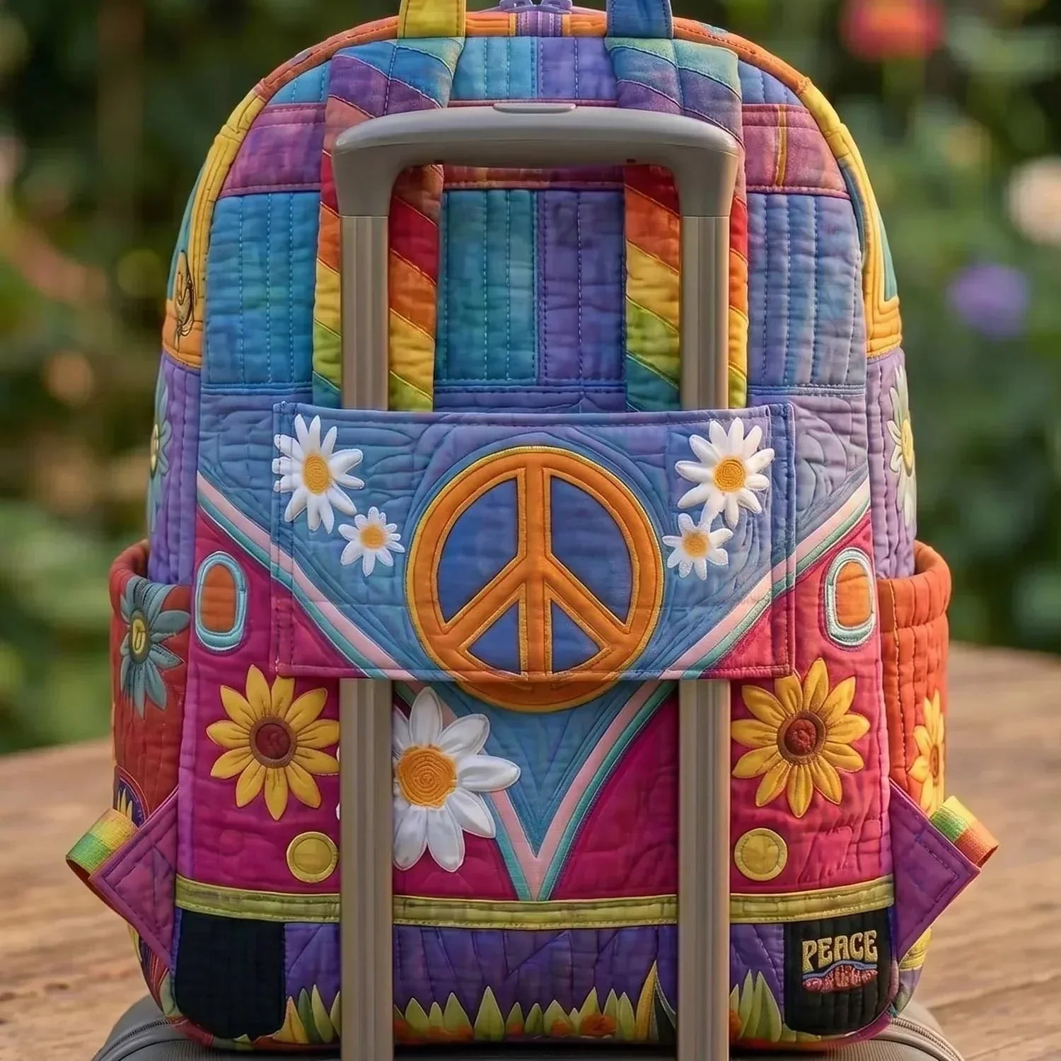 Padded Backpack - Hippie Van – view 2