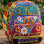 Padded Backpack - Hippie Van – front view