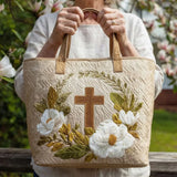 Handcrafted Bag | Floral Cross