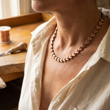 Laurel Copper Necklace – handmade from pure copper