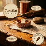 Sundial Copper Ring – view 4