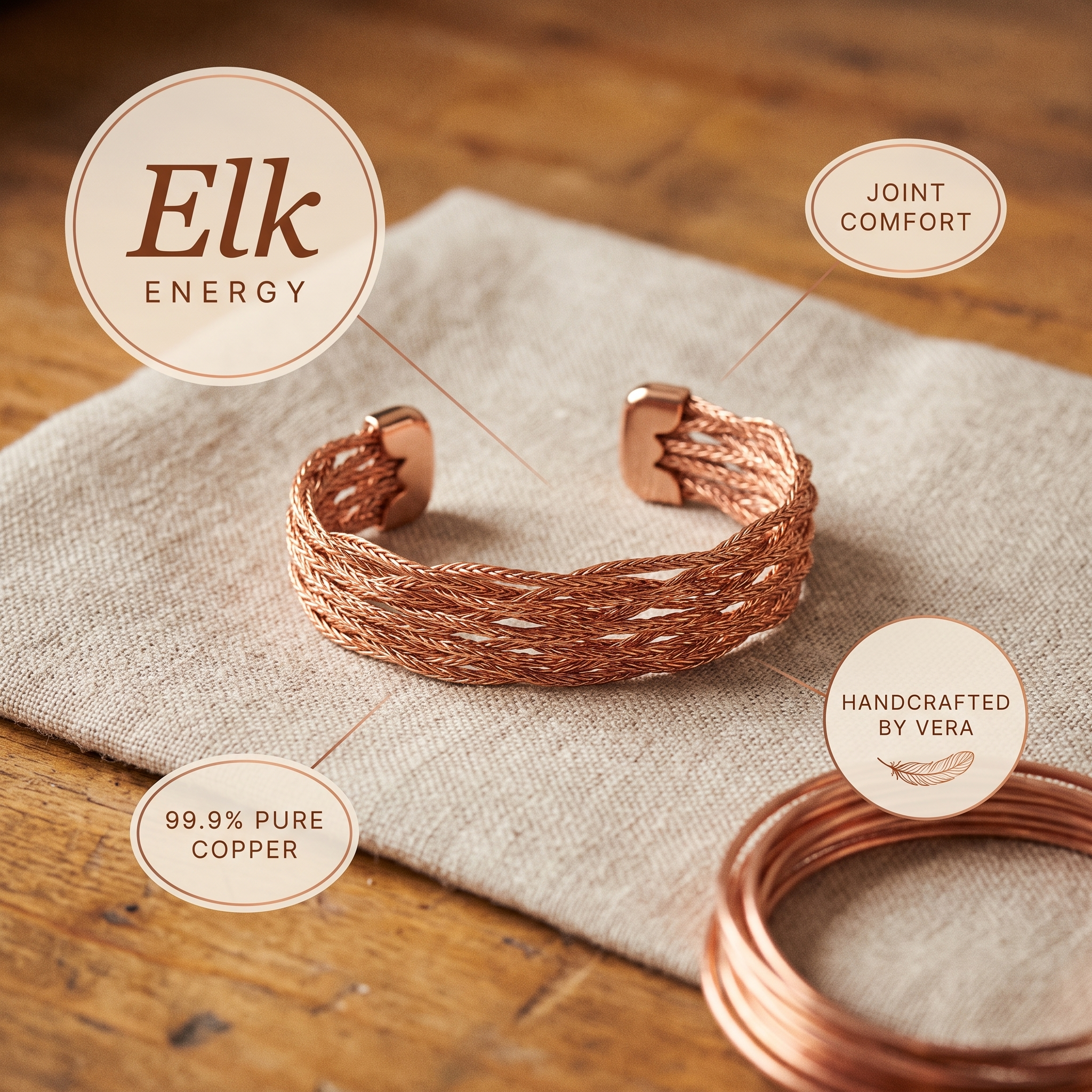 Elk Copper Bracelet – view 5