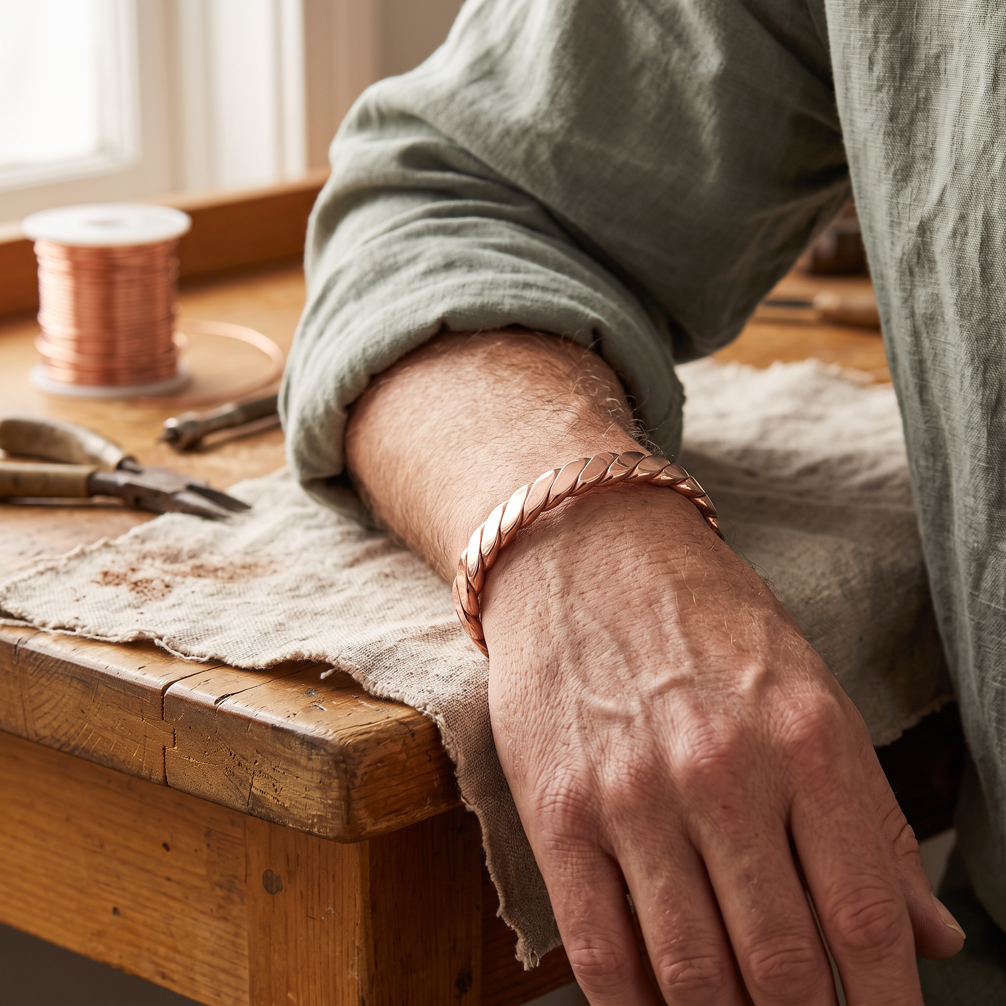 Bough Copper Bracelet – view 2